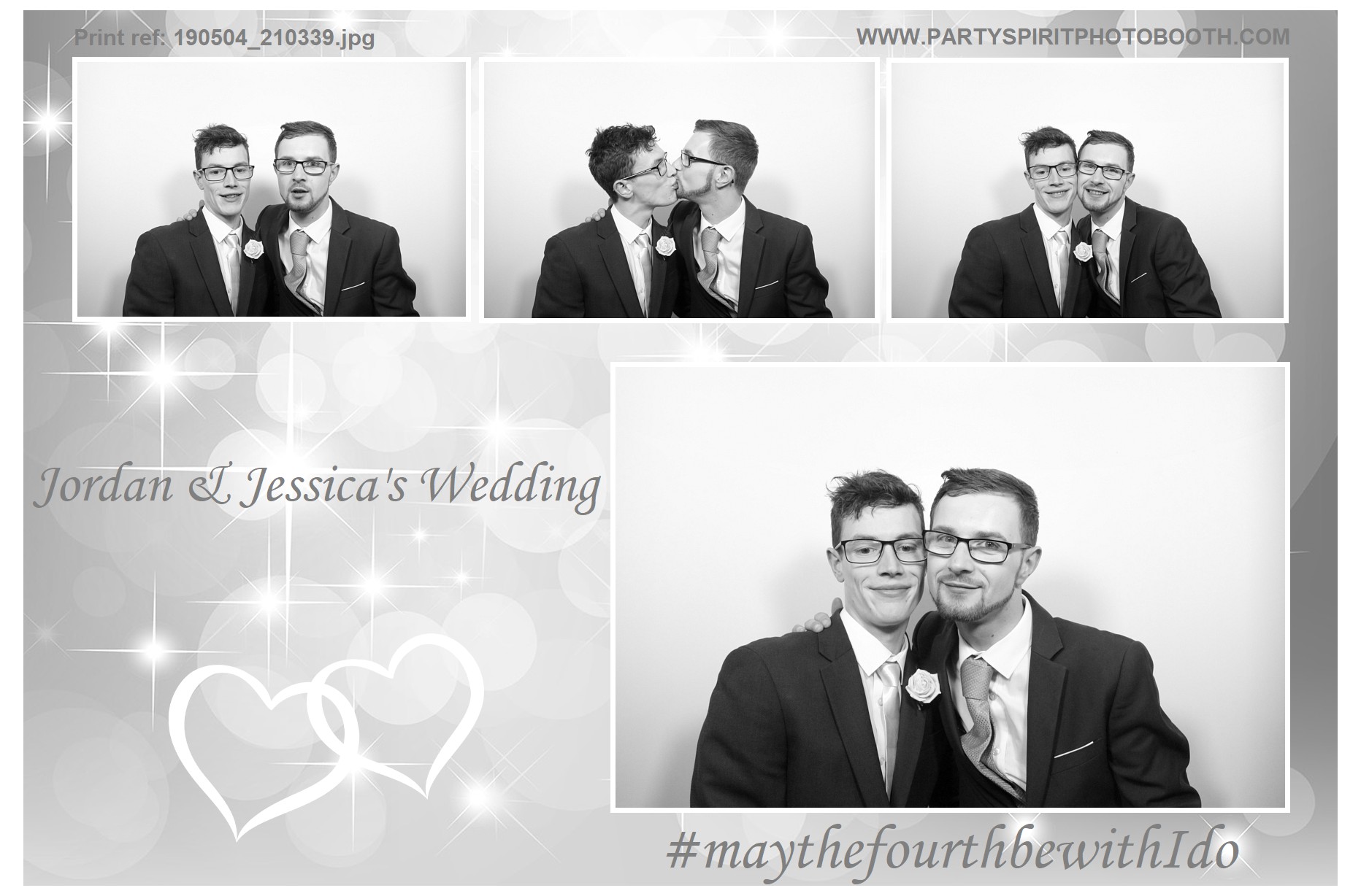 Jordan and Jessica's Wedding | View more photos from the event at gallery.partyspiritphotobooth.com/u/PartySpiritPhotoBooth/Jordan-and-Jessicas-Wedding